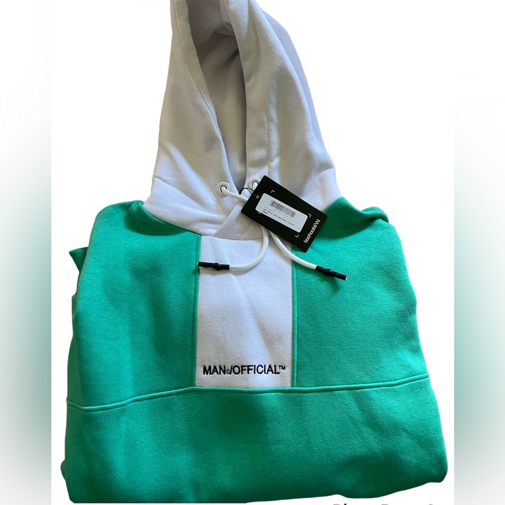 BooHoo Man Color Block Sweatshirt